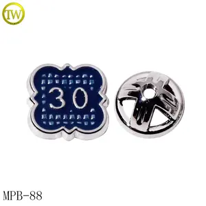 Waterproof Custom Enamel Letter Pin Label Wholesale Clothing Embossed Logo Badge Designs For Scarf