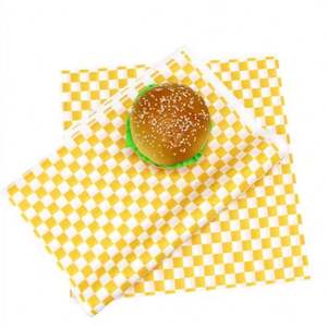 Emballage alimentaire en gros, papier alimentaire imprimé résistant à la graisse, papier d'emballage pour hamburgers et sandwichs de qualité alimentaire - Product Image 6