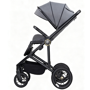 Một tay gấp có thể điều chỉnh xử lý, tựa lưng & tán, có thể tháo rời bánh xe (bd811) xe đẩy em bé - Product Image 4