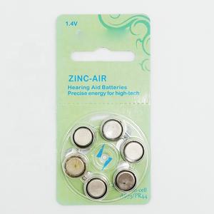 Batería de botón de zinc-aire de alta potencia sin mercurio 1.4V A312 A675 A13 A10 para audífonos - Product Image 6