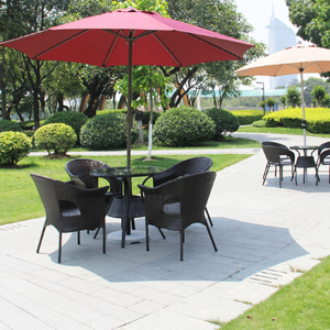 Moderner Großhandel Rattan Garden Patio <span class=keywords><strong>Sofa</strong></span> Tisch und Stühle Möbel Set Support Custom ized Service - Product Image 1