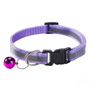 USMILEPET venta al por mayor <span class=keywords><strong>Popular</strong></span> reflectante mascota perro <span class=keywords><strong>Collar</strong></span> campana Nylon perro collares para recién nacidos mascotas gatos - Product Image 5