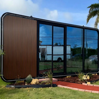 Maison conteneur de luxe modulable et confortable, type Apple Cabin Space Capsule, 2 chambres avec cuisine