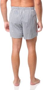 Custom Made Men's Front Open Pouch Plaid Stripes Underwear Loose Cotton Shorts Briefs Men Short for Men - Product Image 3