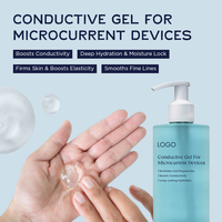 Gel conducteur hydratant pour appareils micro-courants personnalisés, pour marques d'équipements de beauté à domicile, fournisseur OEM ODM de soins de la peau