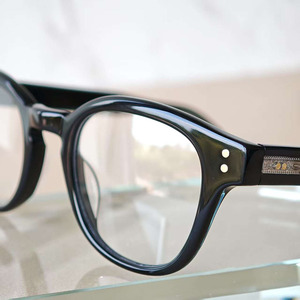 Montures de lunettes rondes à monture complète noires unies unisexe pour la correction de la vue adultes toutes formes de visage - Product Image 3