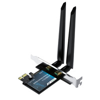 Tarjeta de Red AX1200M PCI-E de Doble Banda Gigabit WiFi5 para PC de Escritorio con Bluetooth 4.2, Interfaz PCI de 5DB, Compatible con WIN8/10/11