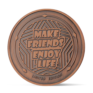 بيع بالجملة مجموعة من العملات المعدنية النحاسية الحمراء الأمريكية العتيقة شعار مطبوع مخصص صليب للحرف اليدوية المعدنية الهدايا التذكارية - Product Image 6