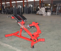 Banc de chaise romaine noire de musculation de gymnastique à domicile personnalisé direct d'usine