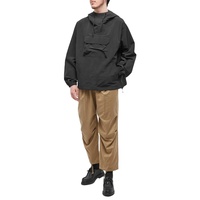 Veste anorak légère et imperméable Softshell en nylon noir pour hommes