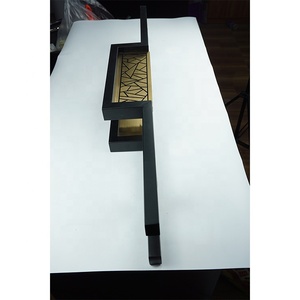 Manija de puerta negra mate de acero inoxidable para puerta principal - Product Image 2