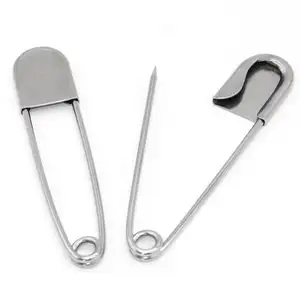 Heavy Duty Safety Pins Big Safety Pins Large Stainless Steel Safety Pins For Heavy Duty Laundry Size 5 Inch 127mm