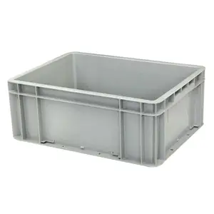 high quality cheap price HDPE material stackable recycle Plastic Crate Turnover moving storage Box for sale