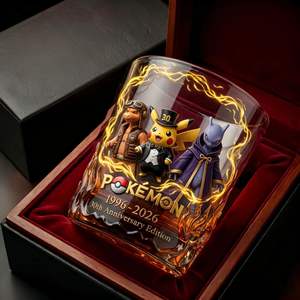 Vaso de <span class=keywords><strong>Whisky</strong></span> con Diseño Moderno y Patrón de Pikachu, Personalizable con Logotipo, para <span class=keywords><strong>Whisky</strong></span> y Vino - Product Image 2