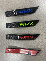 15-18 remplacement Mat/Brillant Emblème Insigne WRX STI pour Subaru ABS Fender Éraflures Porte Scratch Bande Pare-chocs Autocollants Fender Emblème