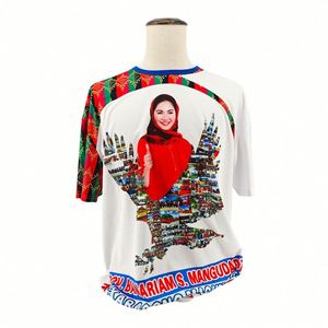 T-shirt unisexe personnalisé avec logo, en tissu tricoté respirant 100 % coton, pour campagne électorale pré-promotionnelle - Product Image 5