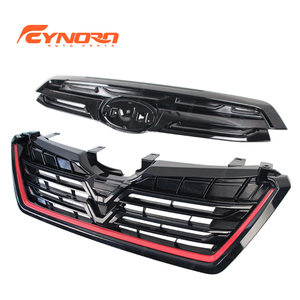 Parrilla Delantera Modificada EYNORA para Subaru <span class=keywords><strong>Forester</strong></span> Estilo <span class=keywords><strong>STI</strong></span> <span class=keywords><strong>2022</strong></span> 2023 2024, Parrilla de Parachoques de Aluminio con Detalles Rojos - Product Image 2