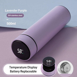 Bouteille d'eau isotherme en acier inoxydable de qualité alimentaire, bouteille d'eau simple pour les affaires, bouteille d'eau chaude portable pour voiture - Product Image 6