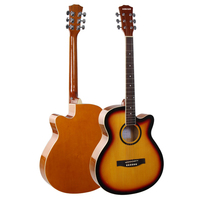 HEBIKUO Factory Direct Wholesale E41-DDL 6-string Acoustic Guitar Musical Stringed Instruments for Beginners Students