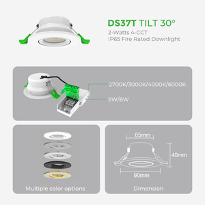 ไฟดาวน์ไลท์ติดเพดาน5W 8W IP65ไฟดาวน์ไลท์ LED แบบปิดภาคเรียน - Product Image 3