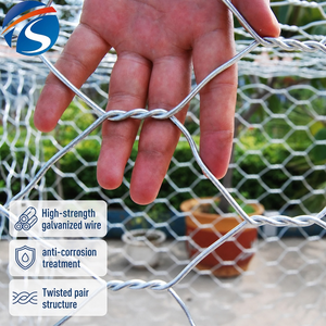 Taille personnalisée disponible, installation facile, avec certification ISO, paniers en gabions en acier galvanisé pour la protection des berges des rivières - Product Image 3