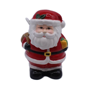 Salière et poivrière en céramique peinte à la main élégante du <span class=keywords><strong>père</strong></span> <span class=keywords><strong>Noël</strong></span> Décorations de <span class=keywords><strong>Noël</strong></span> Outil pour herbes et épices - Product Image 5