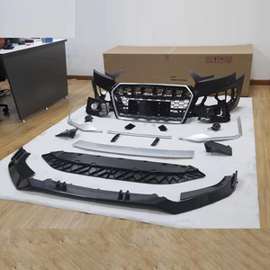 Kit carrosserie pour <span class=keywords><strong>Audi</strong></span> A4 <span class=keywords><strong>S4</strong></span> B9 2017 2018 2019 <span class=keywords><strong>2020</strong></span>, style RS4, pare-chocs avant et arrière avec calandre et diffuseur - Product Image 4