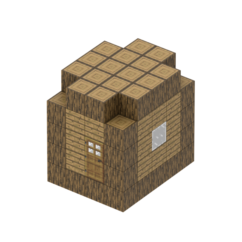 T018-house 1 (78pcs) est livré avec 2 chiffres aléatoires