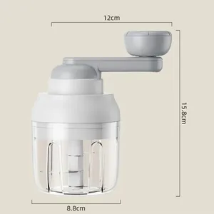 Manual Hand Cranked Garlic <b>Press</b> Multi-functional Garlic Pounder Masher Food Processor Vegetables Chopper Sustainable Easy Clean - Product Image 6