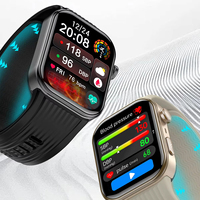Reloj Inteligente con Medición de Presión Arterial, ECG, Detección de Caídas, Botón SOS, Pantalla AMOLED Cuadrada, Compatible con Android, Monitor de Sueño