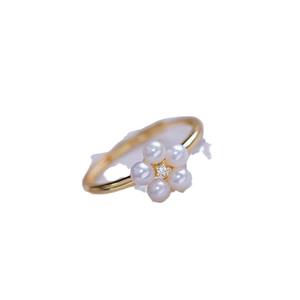 Support de bague DIY en argent S925 avec perles de 10-12 mm, support vide et séparation des couleurs 10494, support de bijoux pour perles en vrac - Product Image 3