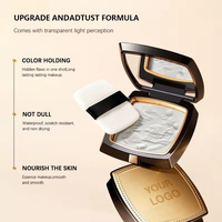 Poudre de finition de maquillage végane translucide longue tenue à la technologie lyophilisée, contrôle du sébum à la niacinamide, soin de la peau, naturelle toute la journée