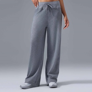 Pantalons de survêtement en molleton et coton éponge pour femmes, coupe ample, sport, jogging, pantalons de sport pour femmes - Product Image 2