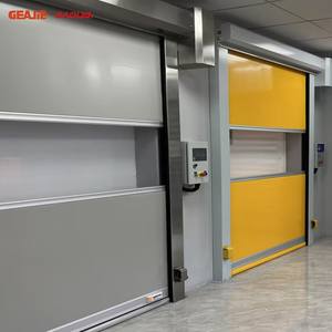 Porte de service d'hôtel à enroulement rapide en acier moderne, compatible robots, avec surface finie et prévention des incendies - Product Image 4