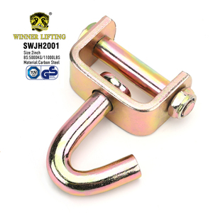 <span class=keywords><strong>2</strong></span> inch 50mm 5t 5000kg kẽm mạ xoay <span class=keywords><strong>J</strong></span> móc cho Tie xuống dây đeo - Product Image 1