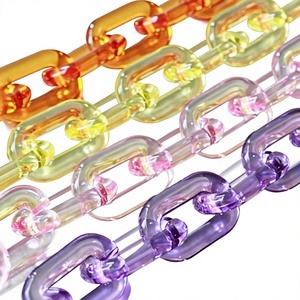 Chaîne de maillons en résine 2026 – Qualité supérieure, sculpture artistique mignonne, forme irrégulière, décoration intérieure, artisanat de moulage tendance en résine époxy - Product Image 1