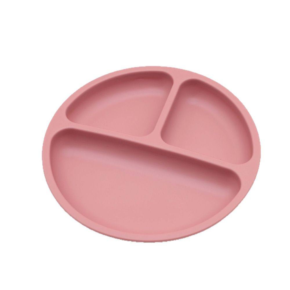 Plato para comidas - compartimento rosa