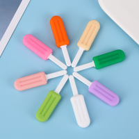 Plateau de fixation en forme de crème glacée, en silicone de qualité alimentaire, orthodontique invisible, vente en gros