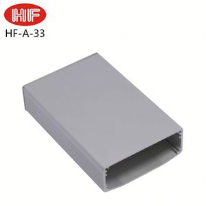 Customized 6063 Aluminum Alloy Extruded Control Box <b>Enclosure</b> with Heat Sink IP52 Protection Sandblasted Surface 25x64x110mm - Product Image 2