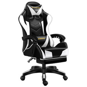 E-Sports <span class=keywords><strong>Gaming</strong></span>-Stuhl aus Leder für Internetcafé und Computer, Bequemer, Lange Sitzender, Verstellbarer, Ergonomischer Büro- und Computerstuhl - Product Image 1