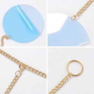 Adornos de Arte de pared bohemios de 13 lunas con cadenas de cobre y metal, guirnalda colgante de fase lunar para decoraciones de pared del hogar - Product Image 3