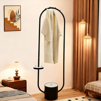 Porte-vêtements suspendu d'aromathérapie transfrontalier, sur pied, moderne, simple, en forme d'arche, luxe léger, en métal, pour chambre à coucher