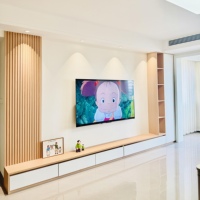 Meubles de salon modernes, supports TV rectangulaires, style moderne et luxueux, meuble TV