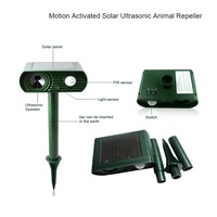 Répulsif pour animaux Répulsif pour chats et chiens à énergie solaire et rechargeable Dissuasion étanche pour animaux de jardin pour la cour de la ferme