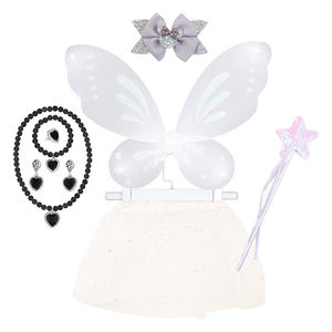 Princesa lentejuelas tutú falda <span class=keywords><strong>Mickey</strong></span> arco collar joyería estrella varita mariposa alas conjunto niña Festival fiesta disfraz - Product Image 2