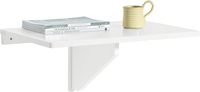 Table pliante bureau à chevalet blanc Table pliante murale à feuilles tombantes pour poste de travail de bureau à domicile de cuisine