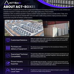 Contenedor de Minería con Refrigeración Hidráulica ACT de 45 pies, 1000 kW, 392 Unidades, S23 A2 Pro, Racks Hidráulicos para Servidores de Computación, Despliegue Rápido Modular - Product Image 6