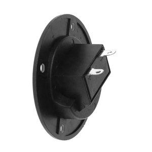Terminal rond tasse connecteur pièces pince à ressort Double reliure poste vis fil or voiture Subwoofer haut-parleur boîte noir - Product Image 6