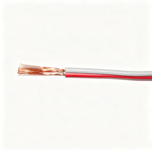 Cavo Piatto Flessibile RVB <span class=keywords><strong>2</strong></span> Conduttori <span class=keywords><strong>0</strong></span>.5mm² <span class=keywords><strong>0</strong></span>.75mm² 1mm² 300V Parallelo con Isolamento in PVC per Connessione di Elettrodomestici e Lampade - Product Image 2