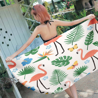 Unglaublich weiches großes Mikrofaser-Strand tuch Super Absorbent für Travel Pool Gym-Modernes einfarbiges komprimiertes Strand tuch